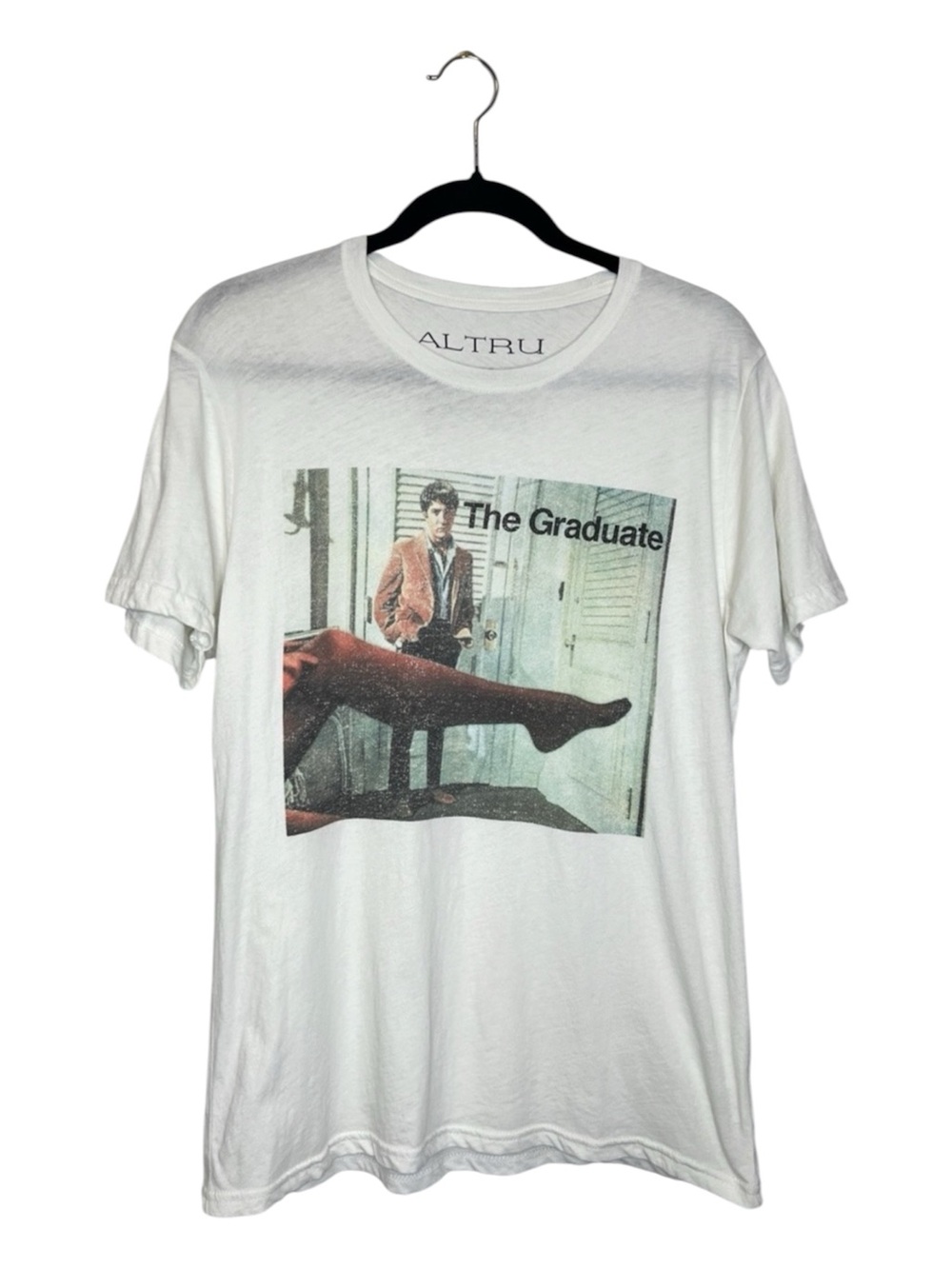 The Graduate Movie 100% Cotton Vintage Style Graphic Print Tee size Medium